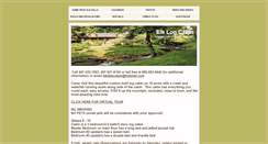 Desktop Screenshot of elkfallscabin.com